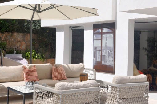 Lounge im Außenbereich