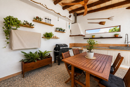 Überdachter Patio