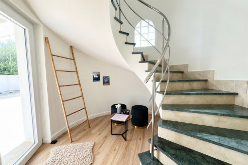 Elegante Wendeltreppe