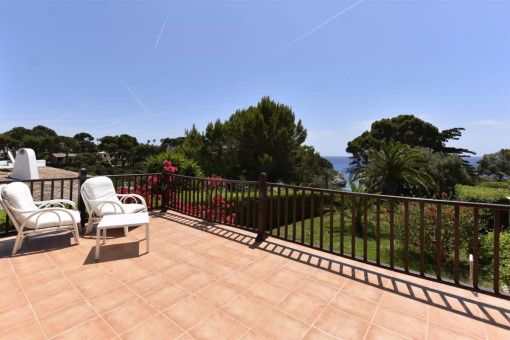 Terrassenblick