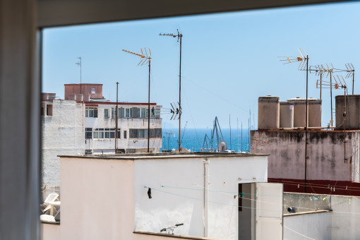 Aussicht mit Blick auf den Hafen 