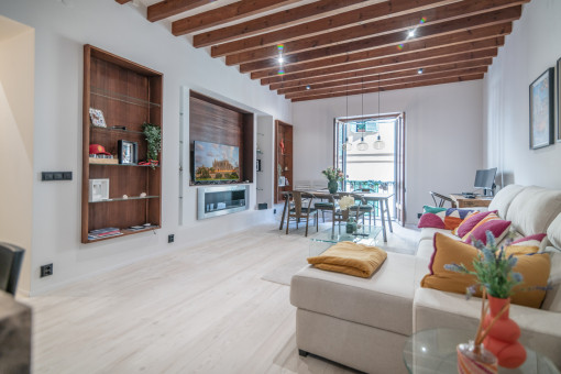 Sanierte Altstadtwohnung in Palma mit mallorquinischem Charme und modernem Design