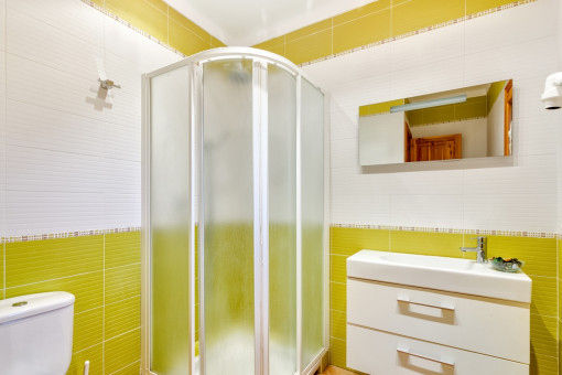 Badezimmer mit Dusche