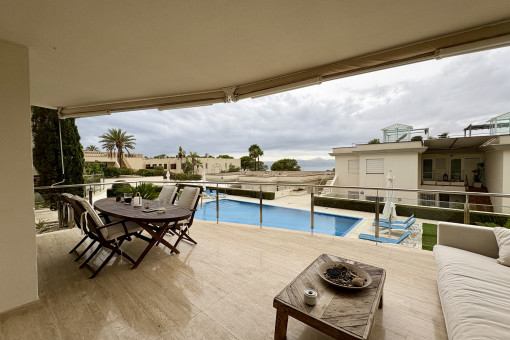 Terrasse Meerblick