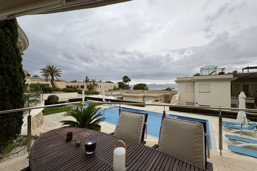 Terrasse Meerblick