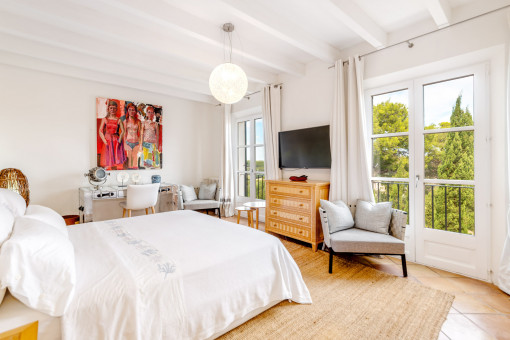 Schlafzimmer mit Bad en Suite