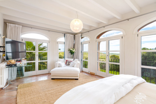 Hauptschlafzimmer mit Panoramablick