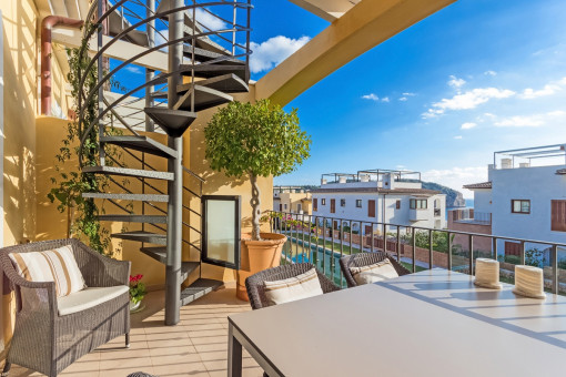 Reihenhaus mit traumhaften Rundumblick am Golfplatz von Camp de Mar