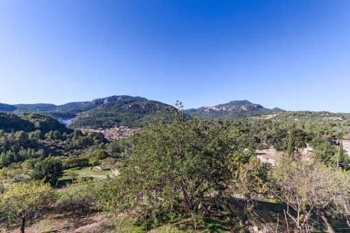 Wundervoller Blick auf das Tramuntana Gebirge