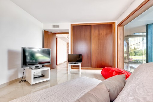 Gästezimmer mit Einbauschrank