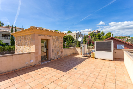 90 qm Dachterrasse