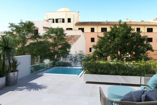 Exklusives Apartment mit Pool in Santa Catalina