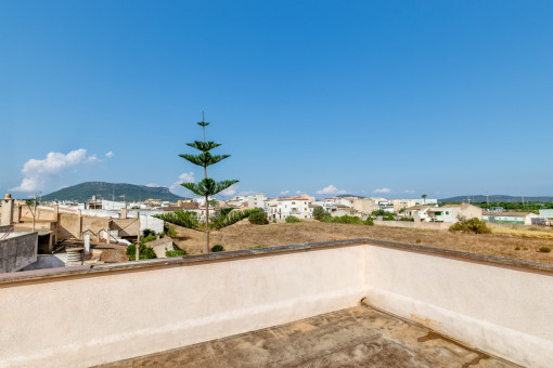 Dachterrasse mit schönem Ausblick