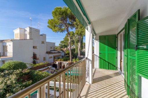 Idyllisch gelegene Wohnung mit Meerblick in Cala Blava