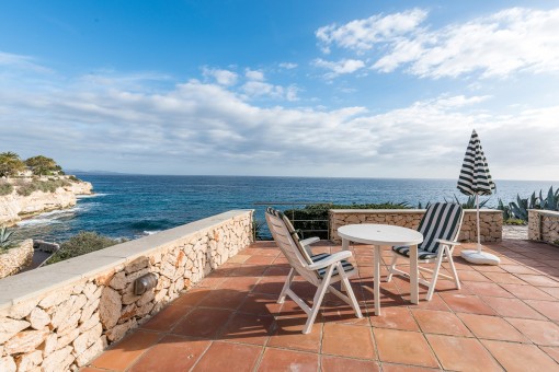 Schönes Apartment in erster Meereslinie in Cales de Mallorca