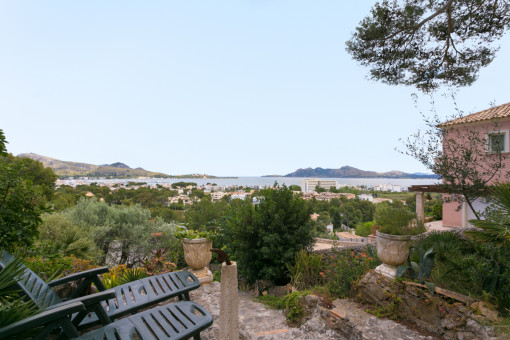 Terrasse mit Panoramablick