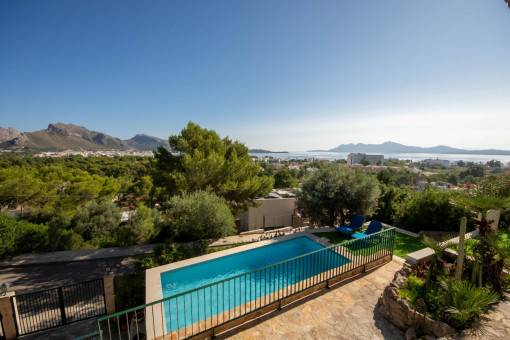 Fantastische Meerblick-Villa mit Pool in Port Pollença