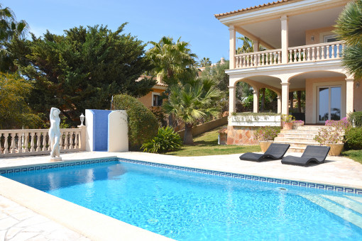 Traumvilla mit Meerblick und Pool in Nova Santa Ponsa