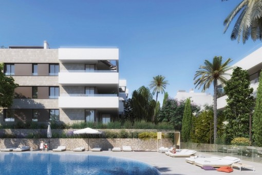 Luxuriöses 2 SZ Penthouse in schickem Neubauprojekt am Golfplatz Son Quint in Son Rapinya