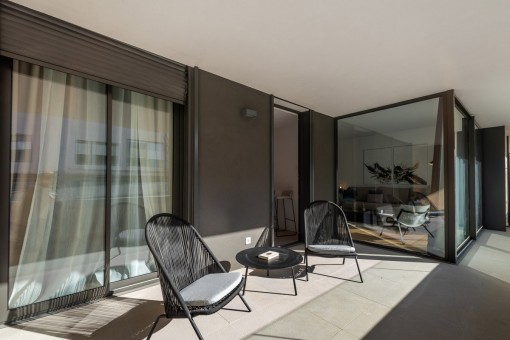 Moderne Neubau-Wohnung in schickem Projekt am Golfplatz Son Quint in Son Rapinya