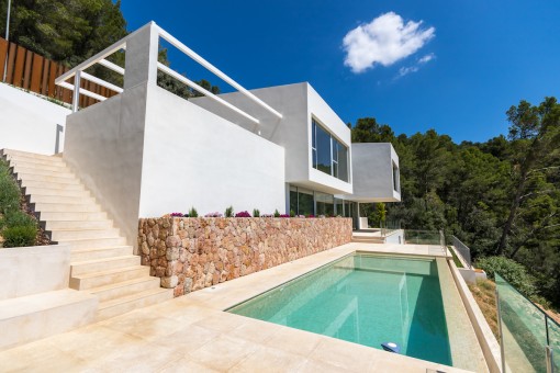 Avantgarde, super Aussicht und neu! - Villa in Bunyola