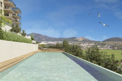 Topmoderne Etagenwohnung in Neubauwohnanlage in Santa Ponsa