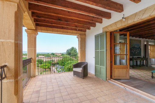 Balkon des Schlafzimmers