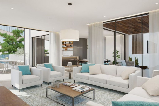 Luxuriöses Neubau Apartment mit 2 Schlafzimmern in einer schönen Anlage in Son Armadams, Palma