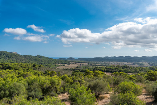 Eindrucksvoller Landschaftsblick