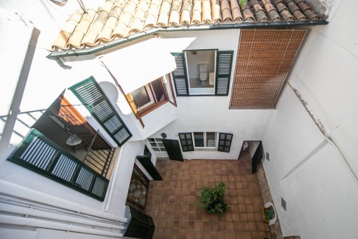 Blick in den Patio