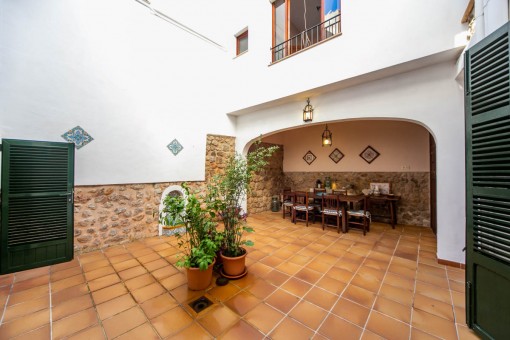 Alternative Ansicht des Patios