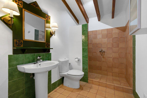 Badezimmer mit Dusche