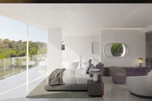 Schlafzimmer mit Badezimmer en Suite