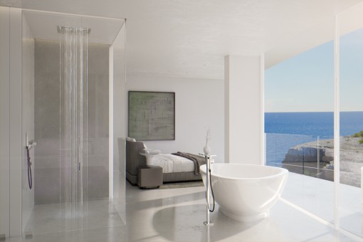 Schlafzimmer mit Badezimmer en Suite