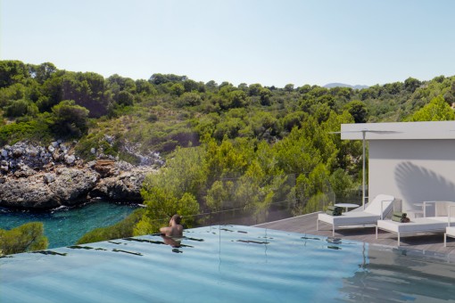 Infinity Pool mit Ausblick