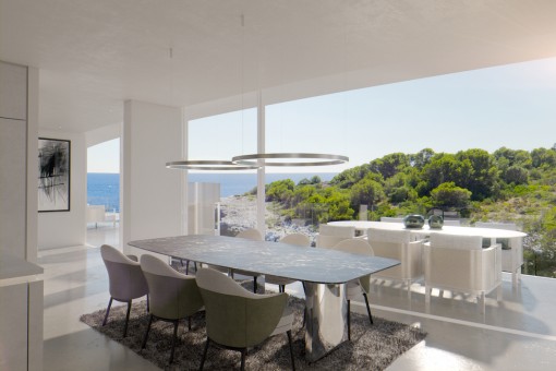 Blick zur Terrasse
