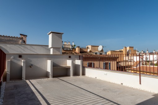 Ansicht der Terrasse