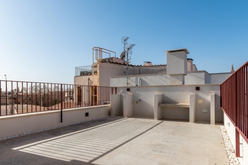 Ansicht der Terrasse
