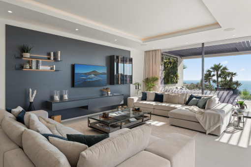Gemütliches Designerwohnzimmer 