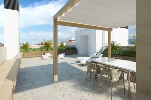 Wohnung mit Terrasse in zweiter Meereslinie in Ciudad Jardín - kaufen