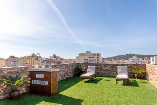 Penthouse mit großer Dachterrasse im entspannten Viertel Son Espanyolet