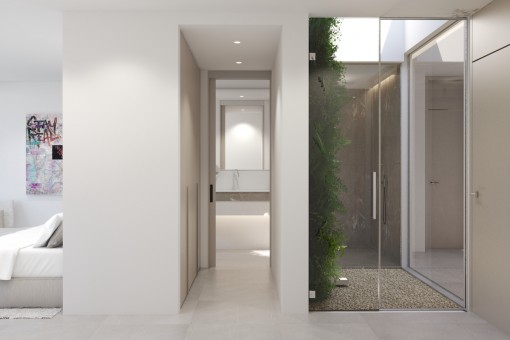 Zweites Schlafzimmer mit Badezimmer en Suite