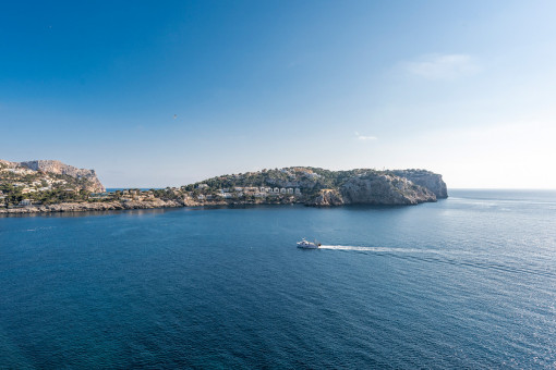 Offener Panoramablick aufs Meer