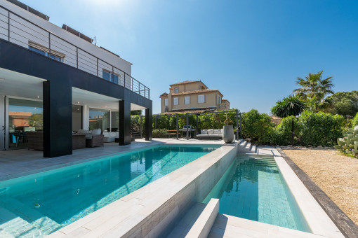Poolbereich mit 2 Pools