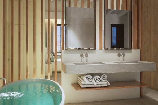 Elegantes Badezimmer en Suite