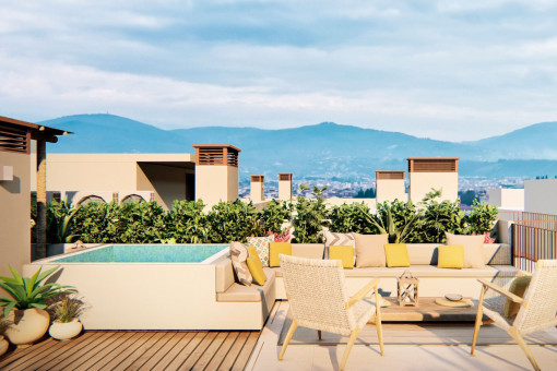 Fantastische Dachterrasse