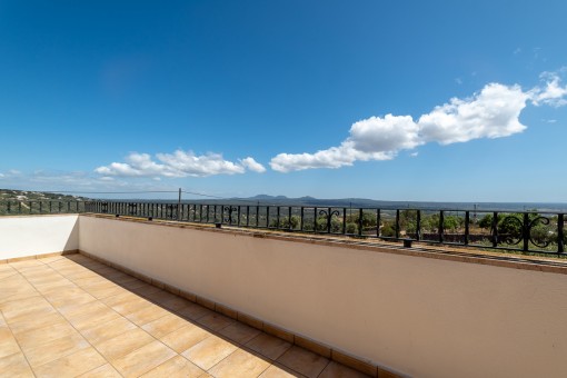 Obere Terrasse mit Weitblick