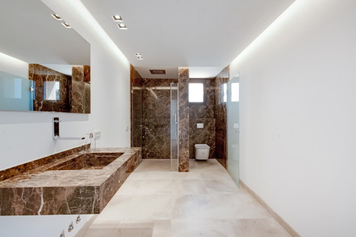 Badezimmer mit Dusche