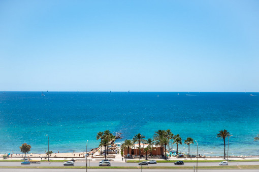 Meer- und Strandblick