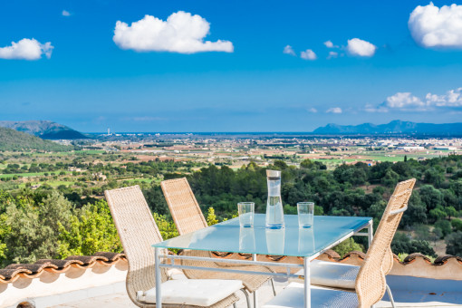 Blick bis auf die Bucht von Alcudia